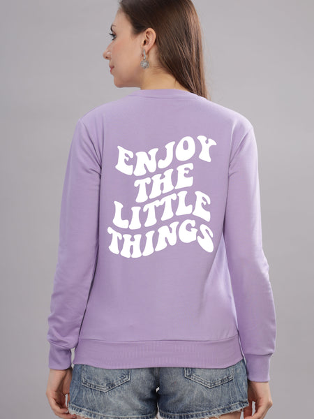 Enjoy the Little Things Women’s Sweatshirt | Cozy & Stylish