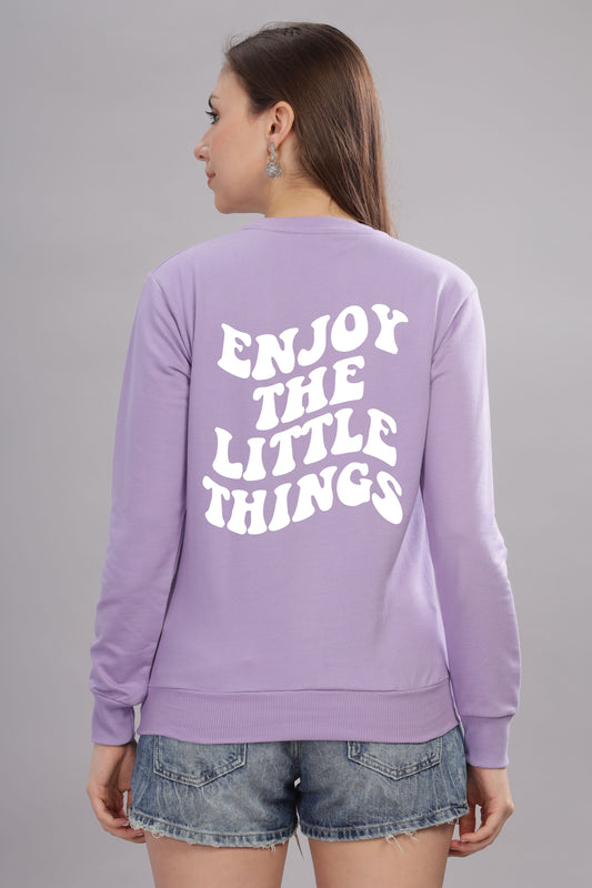 Enjoy the Little Things Women’s Sweatshirt | Cozy & Stylish