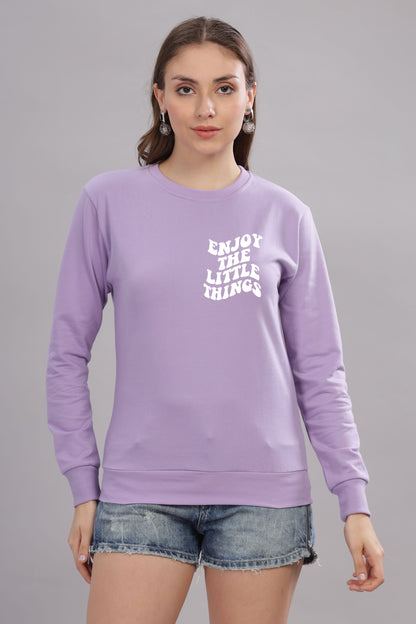 Enjoy the Little Things Women’s Sweatshirt | Cozy & Stylish