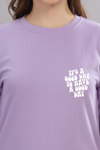 Good Day Women’s Cozy & Stylish Full Sleeve Sweatshirt
