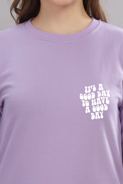 Good Day Women’s Cozy & Stylish Full Sleeve Sweatshirt