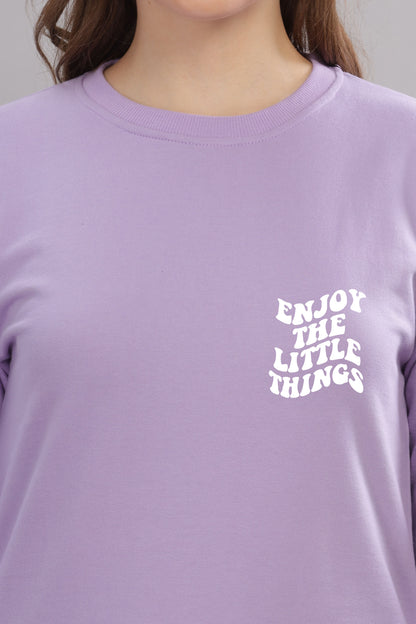 Enjoy the Little Things Women’s Sweatshirt | Cozy & Stylish