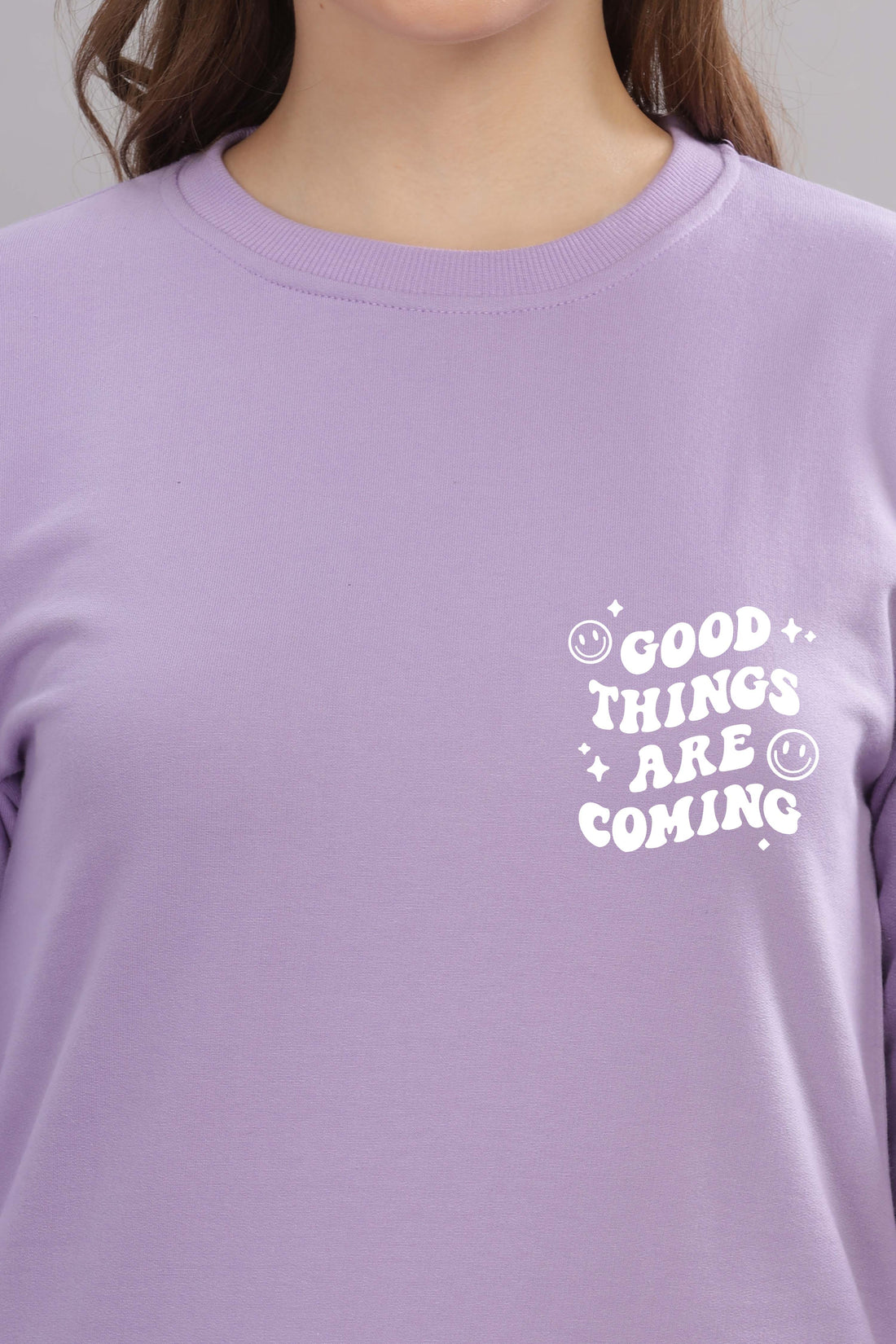 Good Things Are Coming Women’s Cozy Sweatshirt