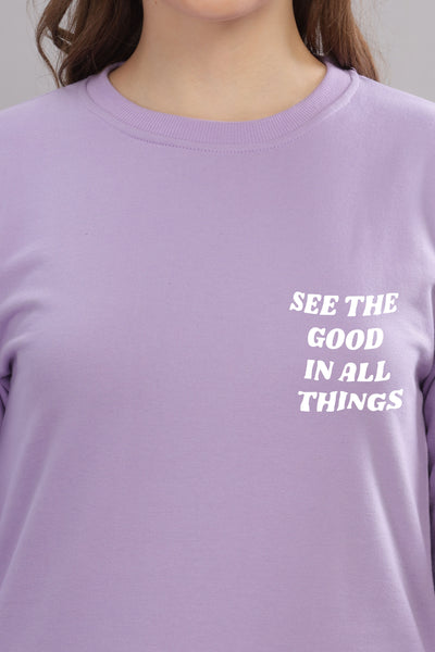 See the Good in All Things Women’s Cozy Full Sleeve Sweatshirt