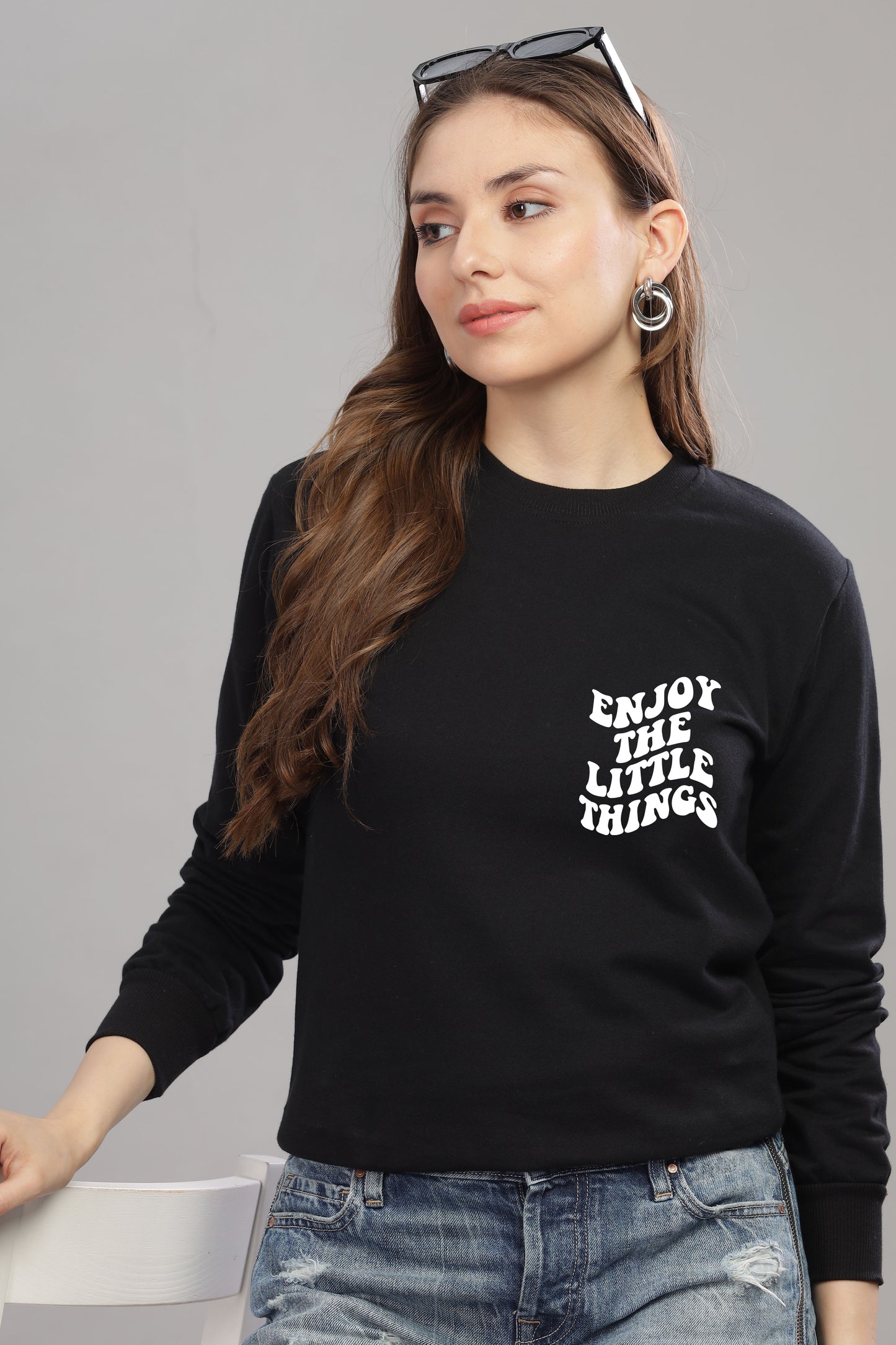 Enjoy the Little Things Women’s Sweatshirt | Cozy & Stylish