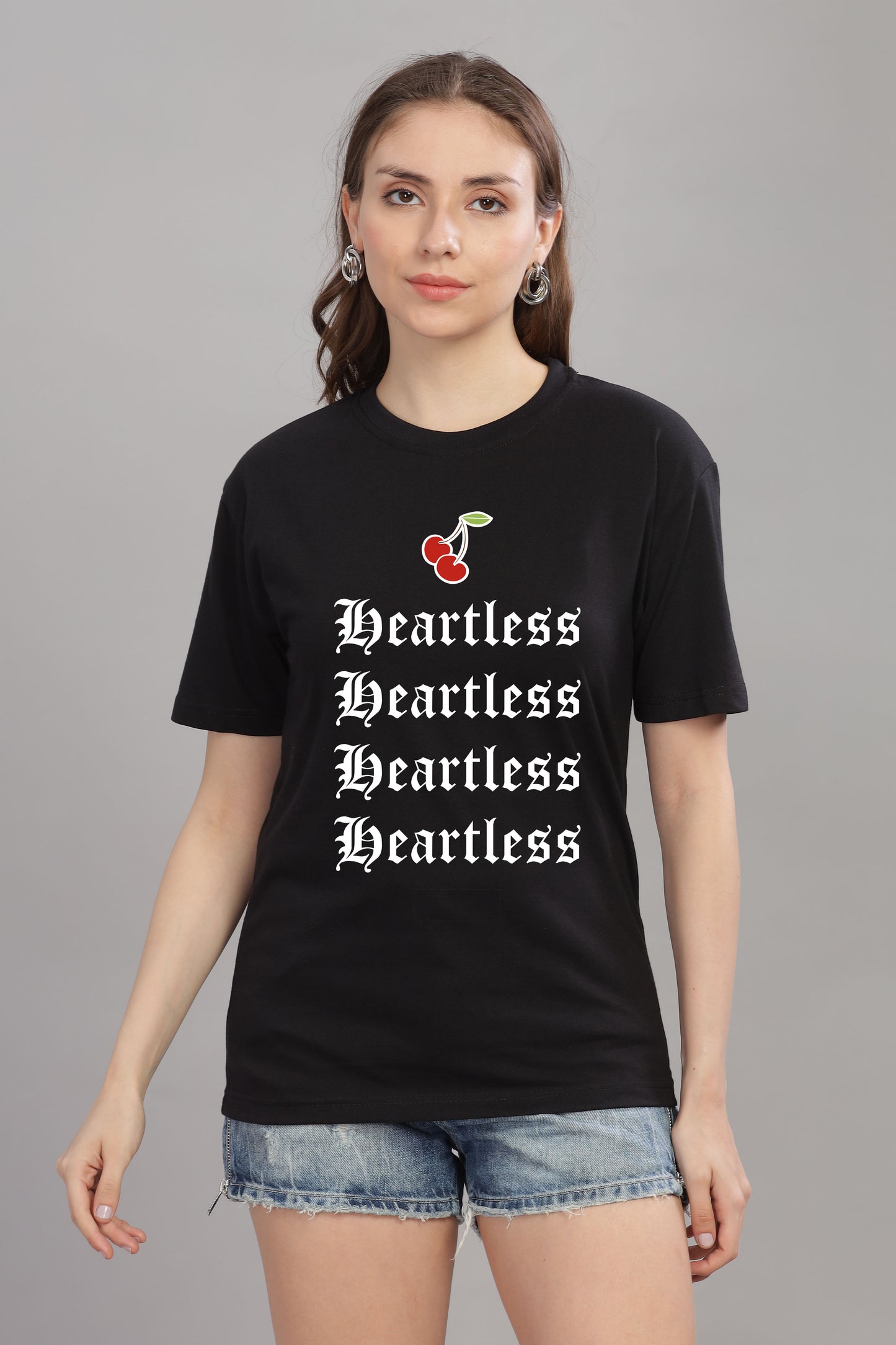 Women’s Printed Oversized Baggy Fit Rich Soft Cotton Fabric T-shirt