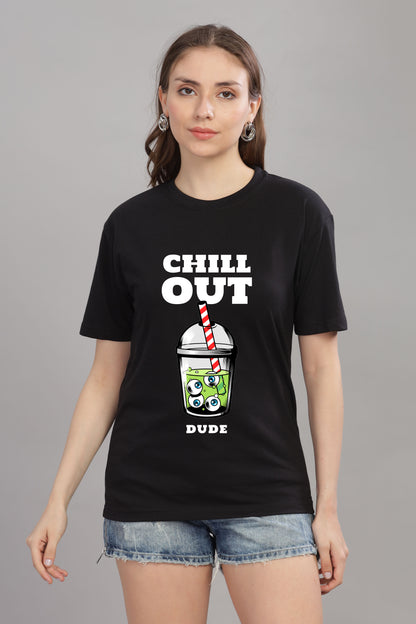 Women’s Printed Oversized Baggy Fit Rich Soft Cotton Fabric T-shirt