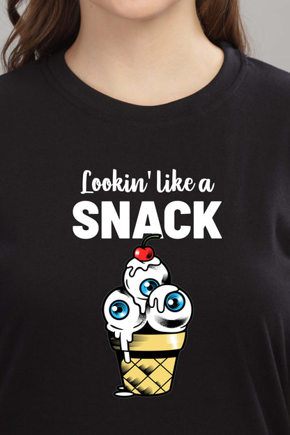 Women’s Printed Oversized Baggy Fit Rich Soft Cotton Fabric T-shirt