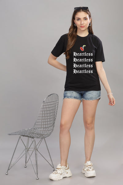 Women’s Printed Oversized Baggy Fit Rich Soft Cotton Fabric T-shirt