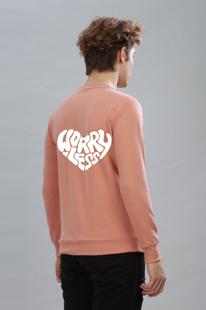 Worry Less Men’s Sweatshirt Full Sleeve Premium Comfort Fit