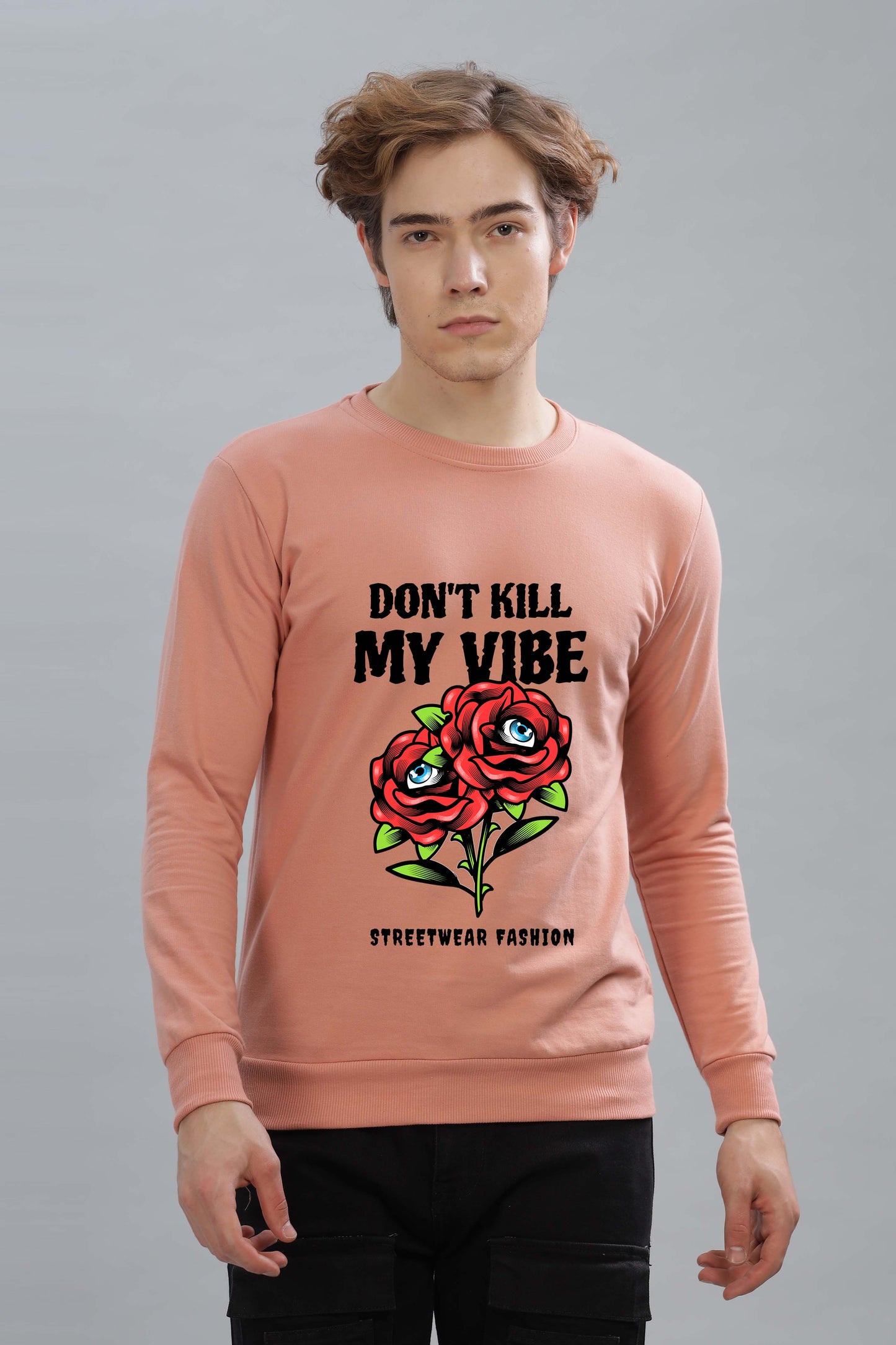 Men’s Full Sleeve Premium Pure Cotton Printed Sweatshirt