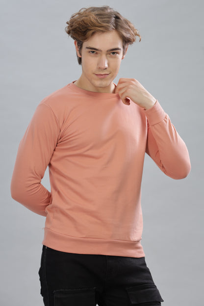 Men’s Solid Stylish Look Full Sleeve Premium Comfort Sweatshirt