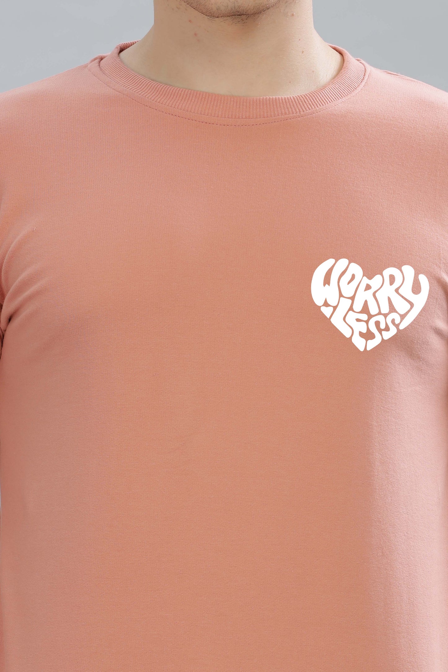 Worry Less Men’s Sweatshirt Full Sleeve Premium Comfort Fit