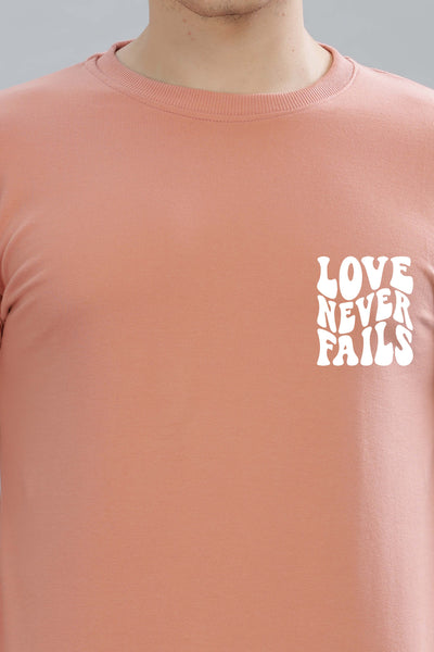 Love Never Fails Men’s Soft & Cozy Fabric Full Sleeve Sweatshirt