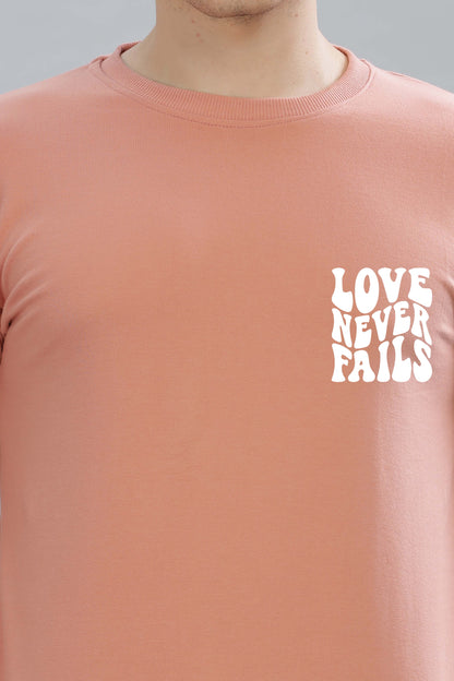 Love Never Fails Men’s Soft & Cozy Fabric Full Sleeve Sweatshirt