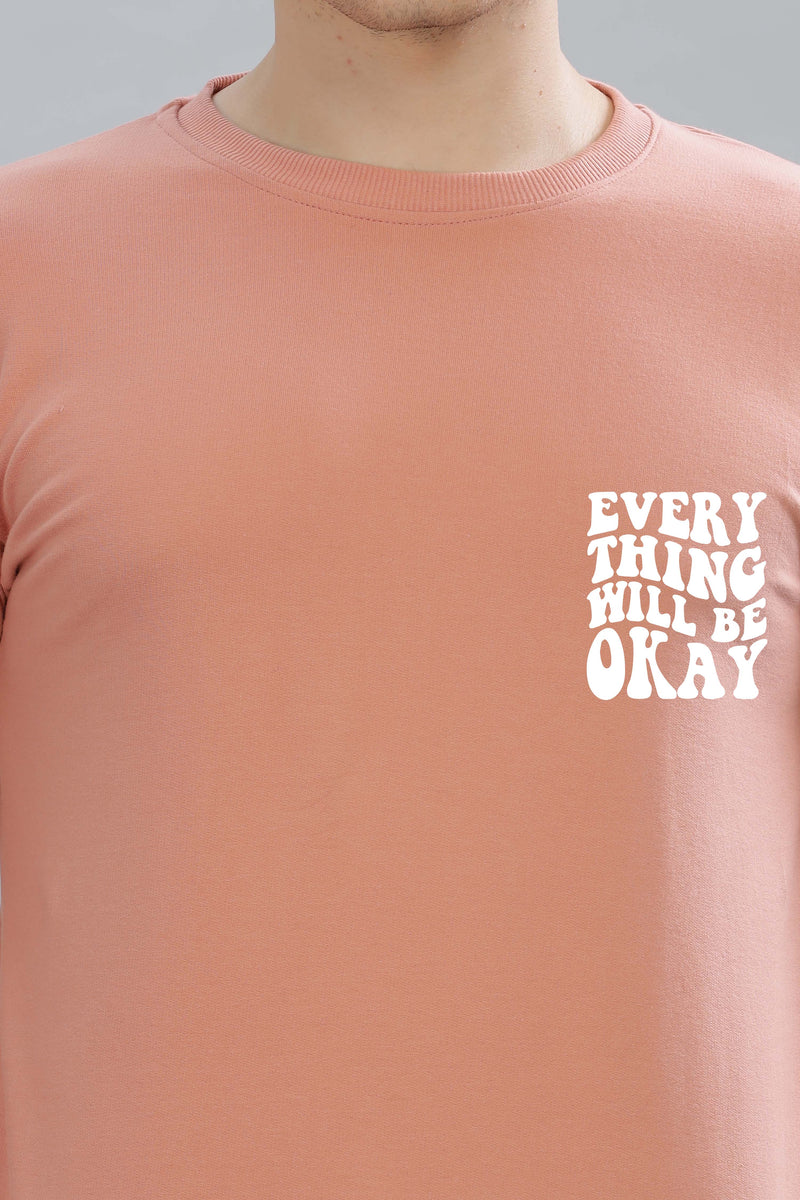 Everything Will Be Okay Men’s Comfort Fit Full Sleeve Sweatshirt