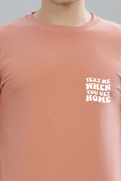 Text Me When You Get Home Men’s Sweatshirt - Stylish & Cozy