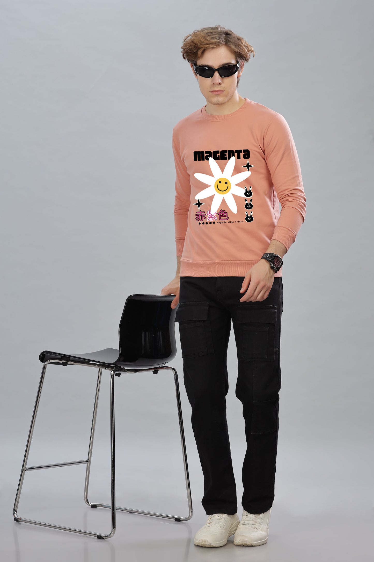 Men’s Full Sleeve Premium Pure Cotton Printed Sweatshirt