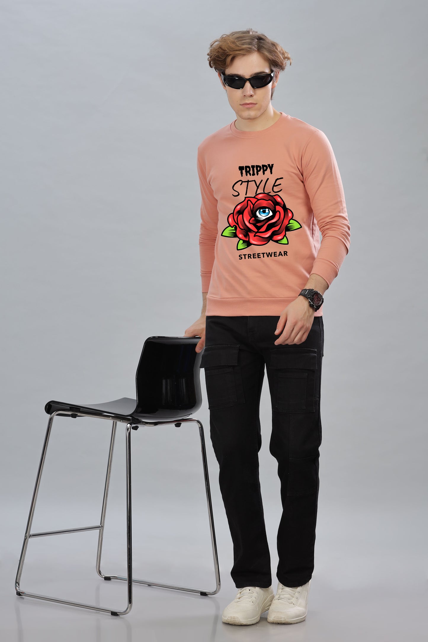 Men’s Full Sleeve Premium Pure Cotton Printed Sweatshirt