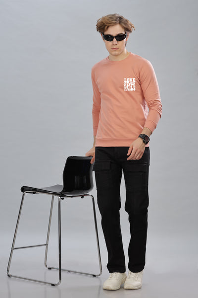 Love Never Fails Men’s Soft & Cozy Fabric Full Sleeve Sweatshirt