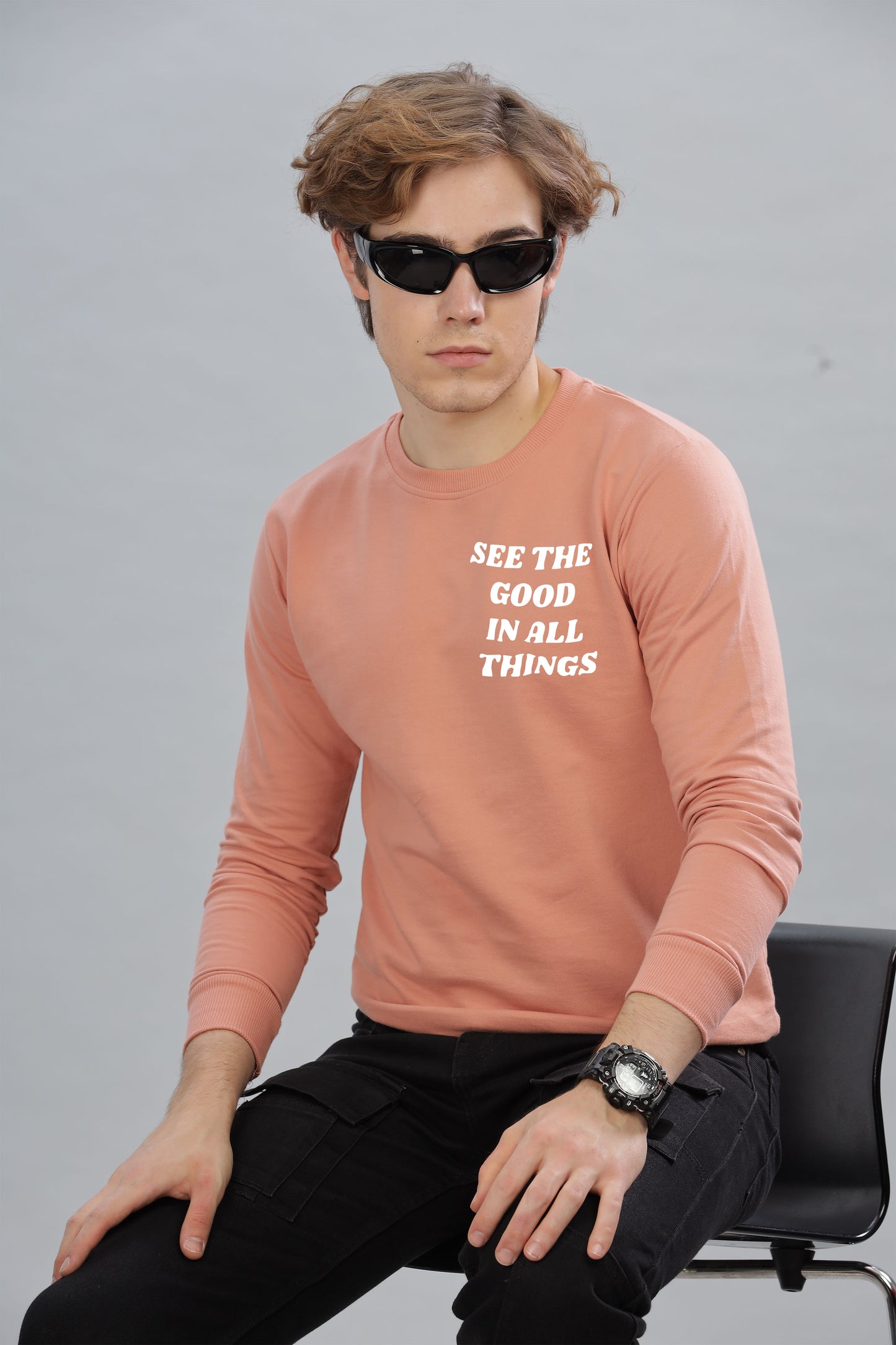 See the Good in All Things Men’s Sweatshirt