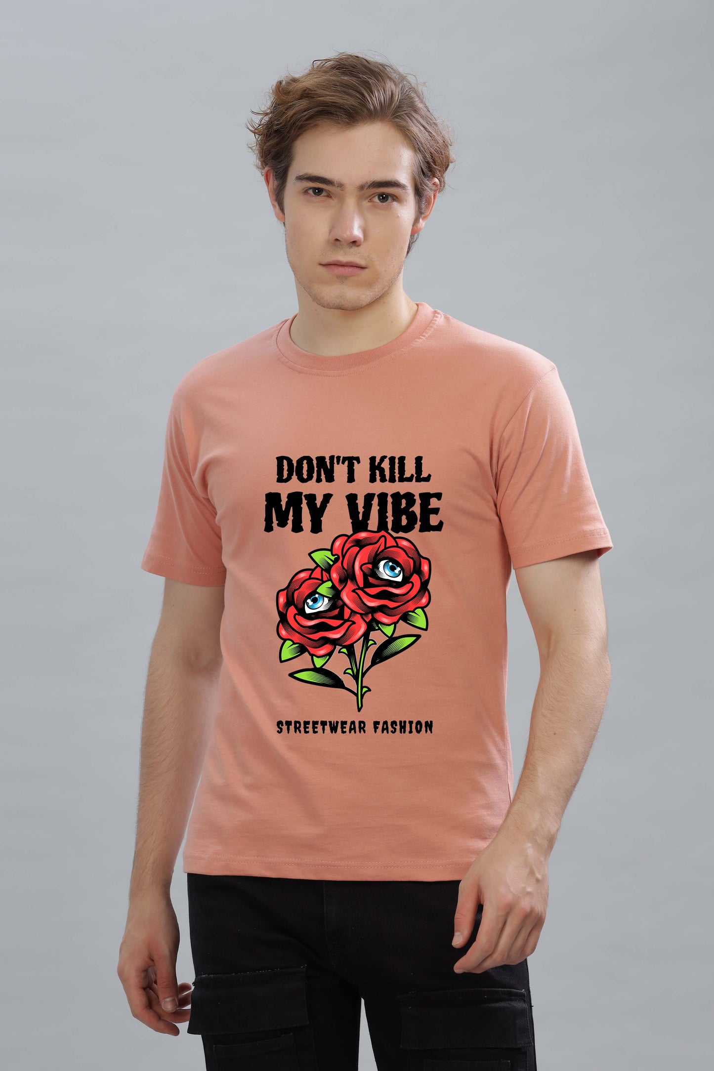 Men’s Printed Oversized Baggy Fit Rich Soft Cotton Fabric T-shirt