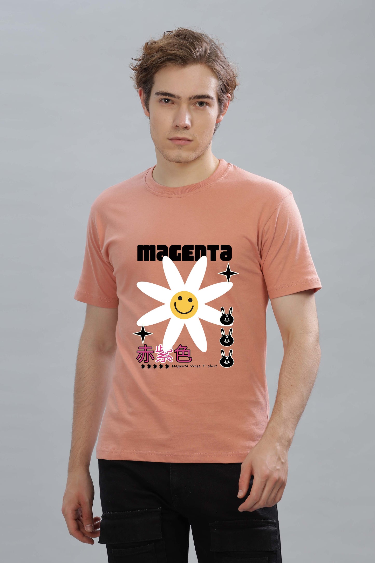 Men’s Printed Oversized Baggy Fit Rich Soft Cotton Fabric T-shirt