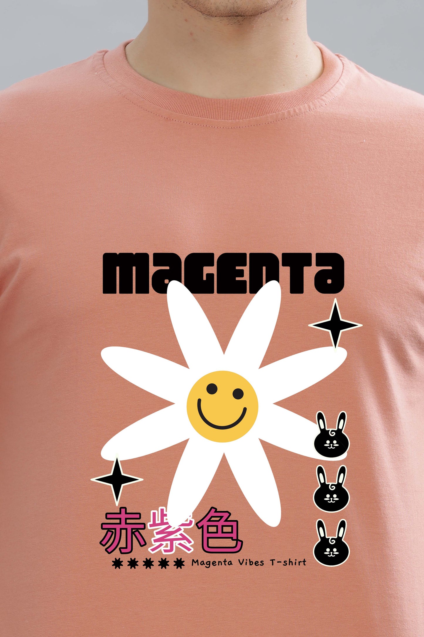 Men’s Printed Oversized Baggy Fit Rich Soft Cotton Fabric T-shirt