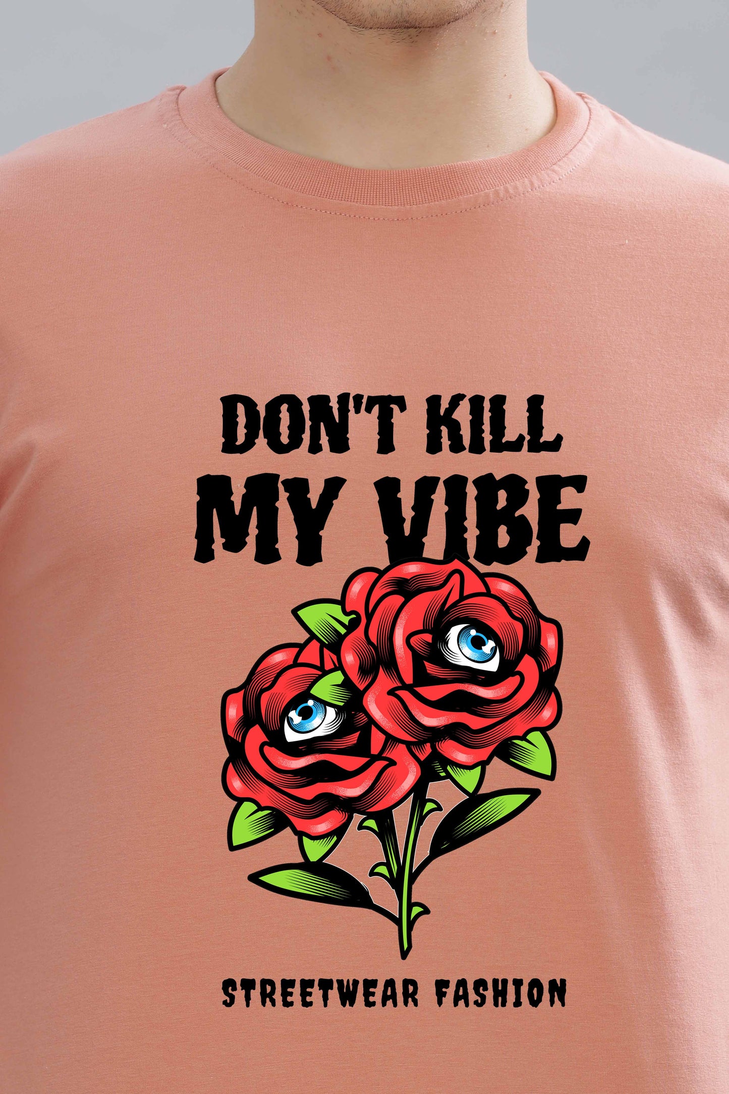 Men’s Printed Oversized Baggy Fit Rich Soft Cotton Fabric T-shirt
