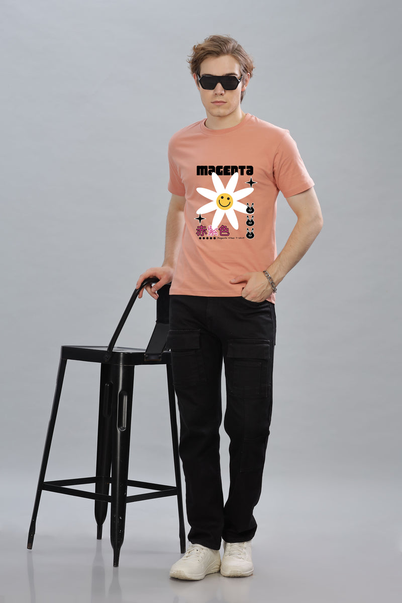 Men’s Printed Oversized Baggy Fit Rich Soft Cotton Fabric T-shirt