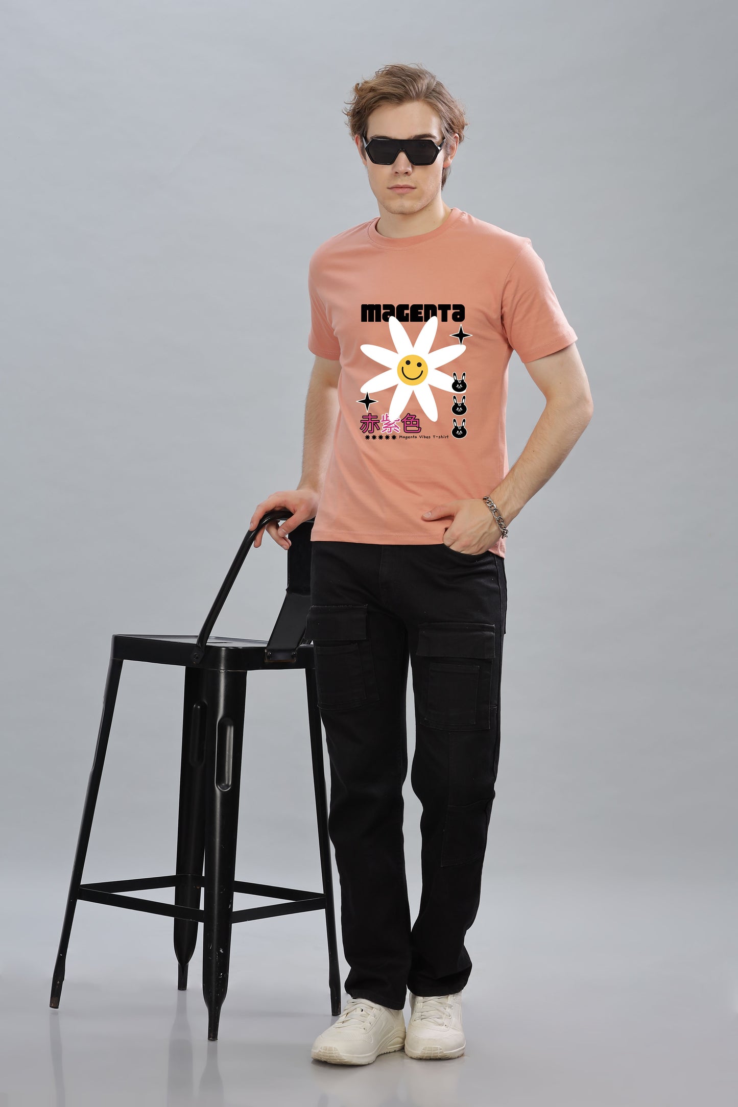 Men’s Printed Oversized Baggy Fit Rich Soft Cotton Fabric T-shirt