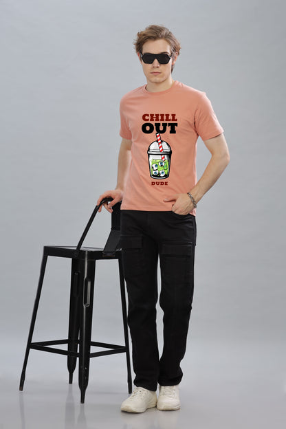 Men’s Printed Oversized Baggy Fit Rich Soft Cotton Fabric T-shirt