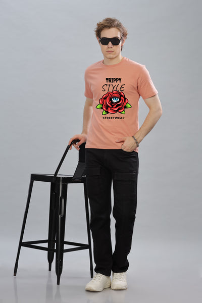 Men’s Printed Oversized Baggy Fit Rich Soft Cotton Fabric T-shirt