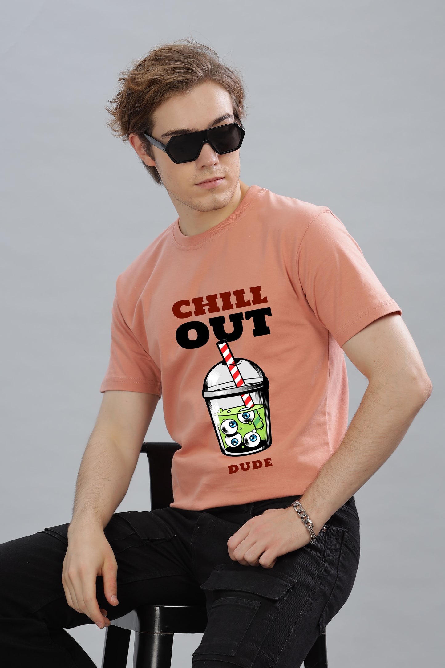 Men’s Printed Oversized Baggy Fit Rich Soft Cotton Fabric T-shirt