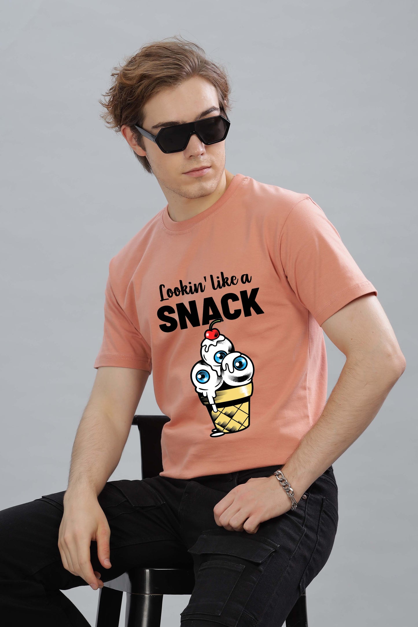 Men’s Printed Oversized Baggy Fit Rich Soft Cotton Fabric T-shirt