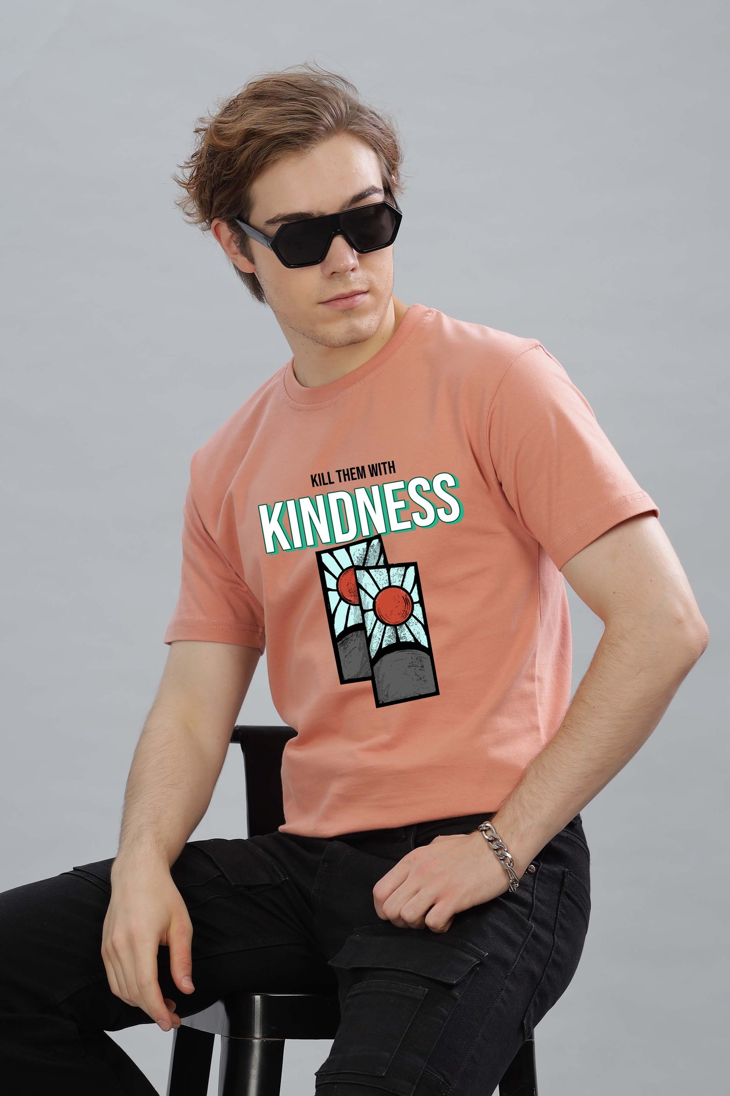Men’s Printed Oversized Baggy Fit Rich Soft Cotton Fabric T-shirt