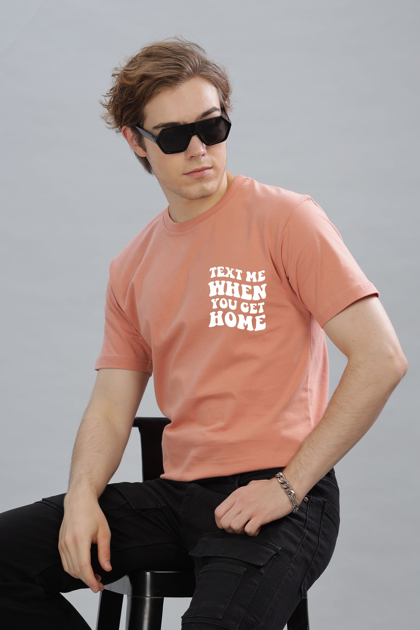Text Me When You Get Home Men’s T-Shirt | Comfort Fit