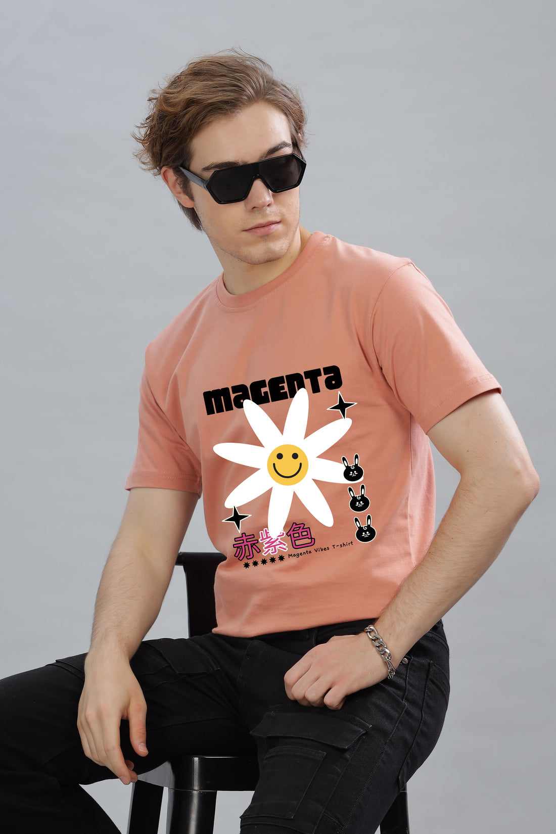 Men’s Printed Oversized Baggy Fit Rich Soft Cotton Fabric T-shirt