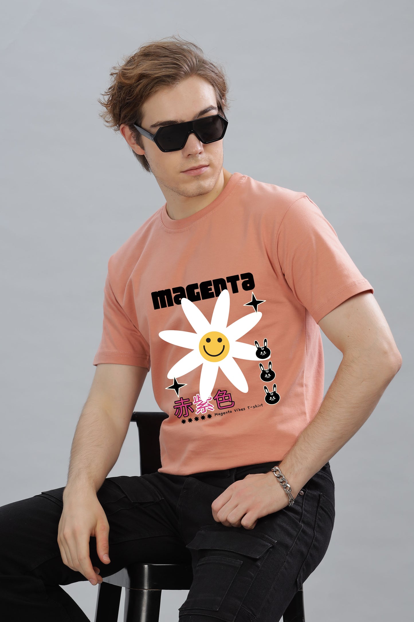 Men’s Printed Oversized Baggy Fit Rich Soft Cotton Fabric T-shirt