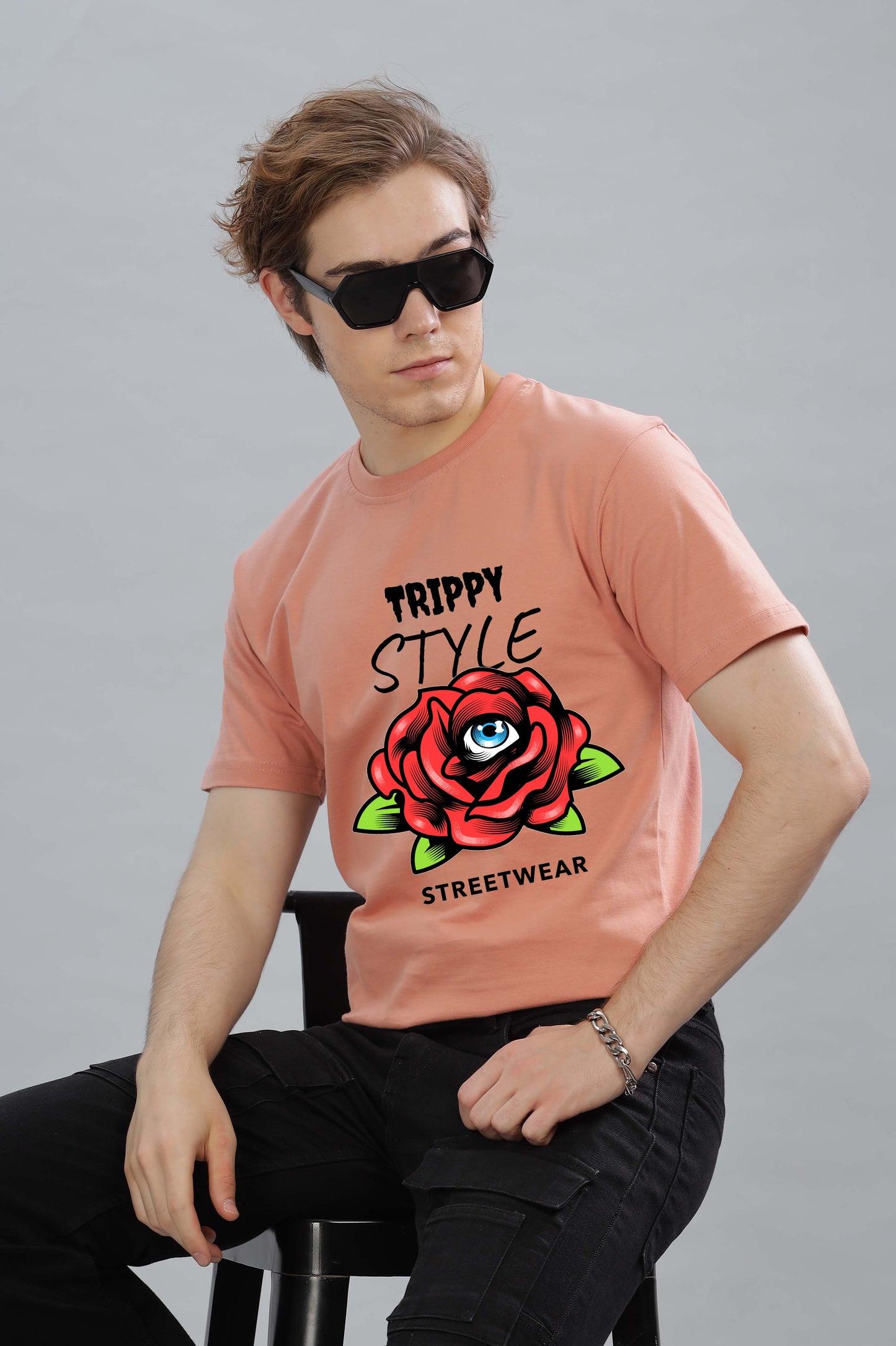 Men’s Printed Oversized Baggy Fit Rich Soft Cotton Fabric T-shirt