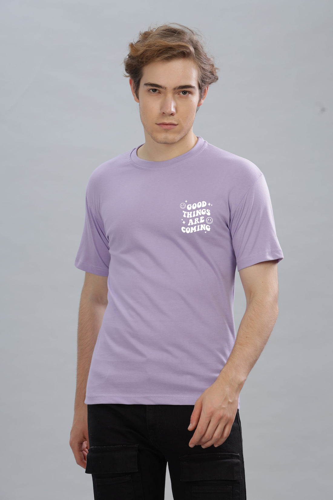 Good Things Are Coming Men’s Premium Cotton Oversized Baggy Fit T-Shirt
