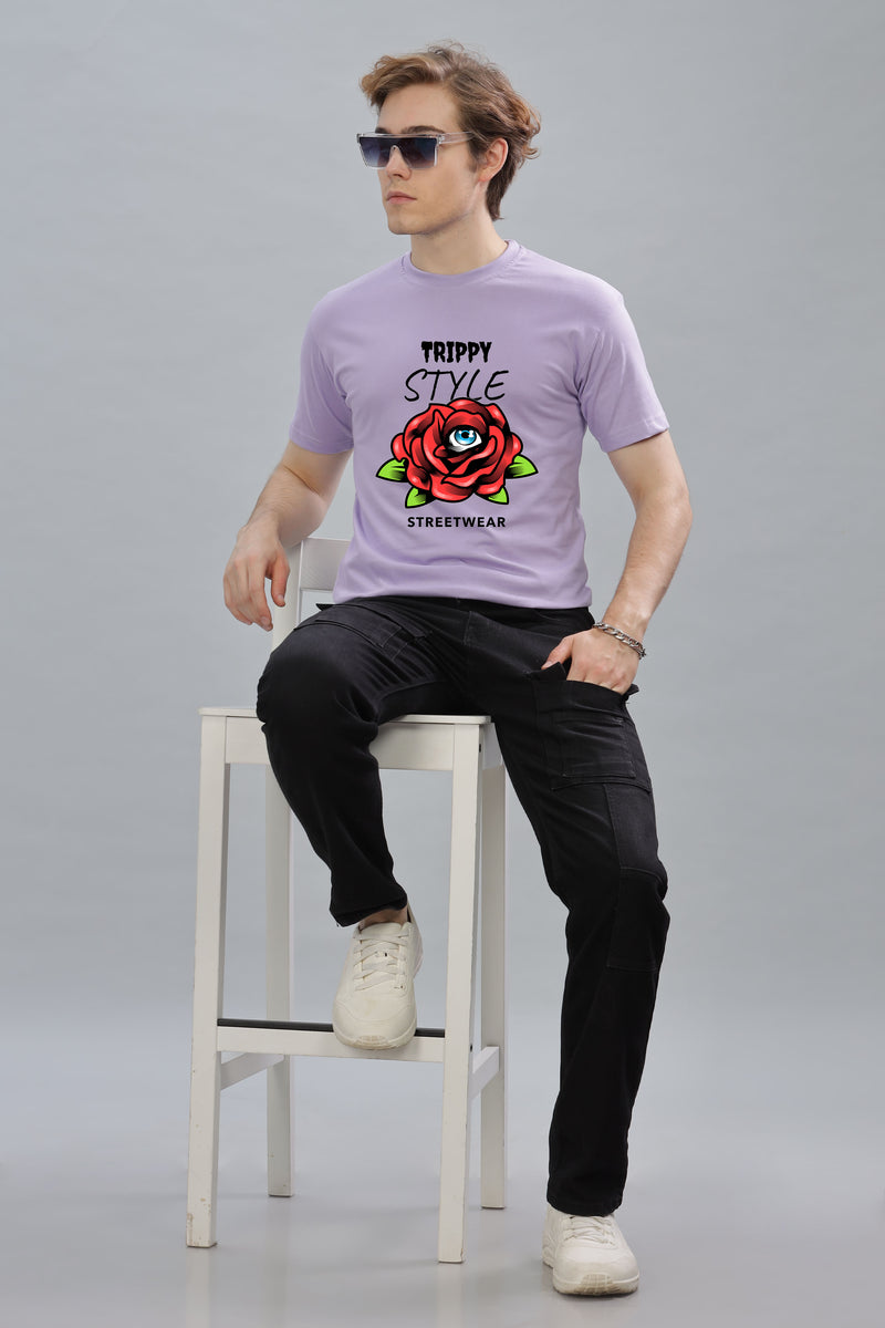 Men’s Printed Oversized Baggy Fit Rich Soft Cotton Fabric T-shirt