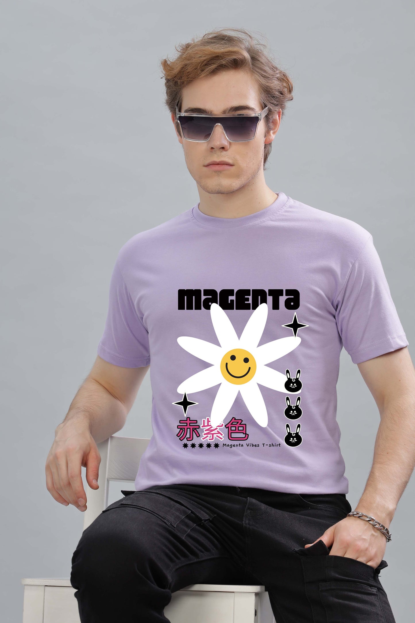 Men’s Printed Oversized Baggy Fit Rich Soft Cotton Fabric T-shirt