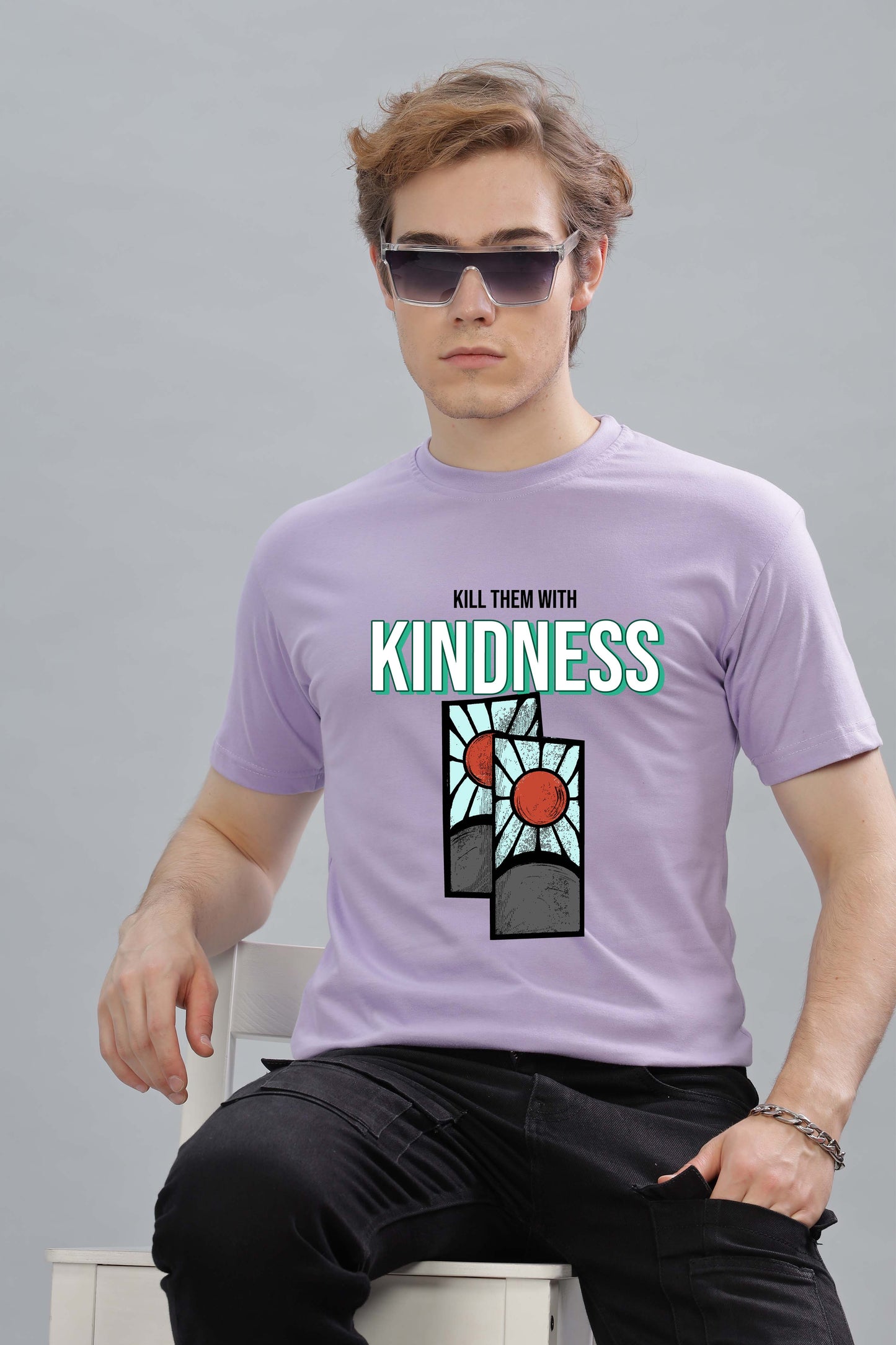 Men’s Printed Oversized Baggy Fit Rich Soft Cotton Fabric T-shirt