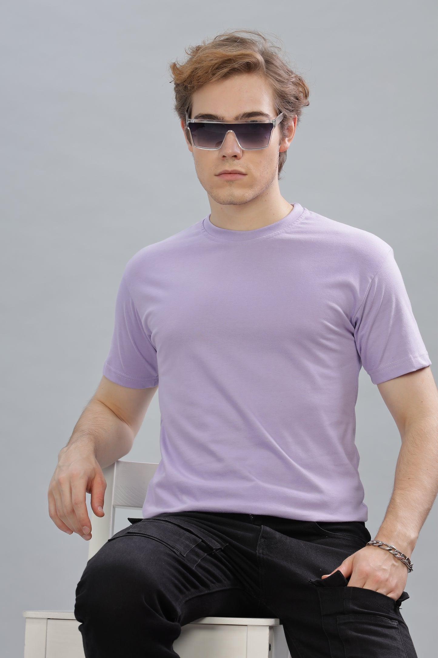 Men’s Plain Premium Cotton Oversized baggy Fit T-Shirt