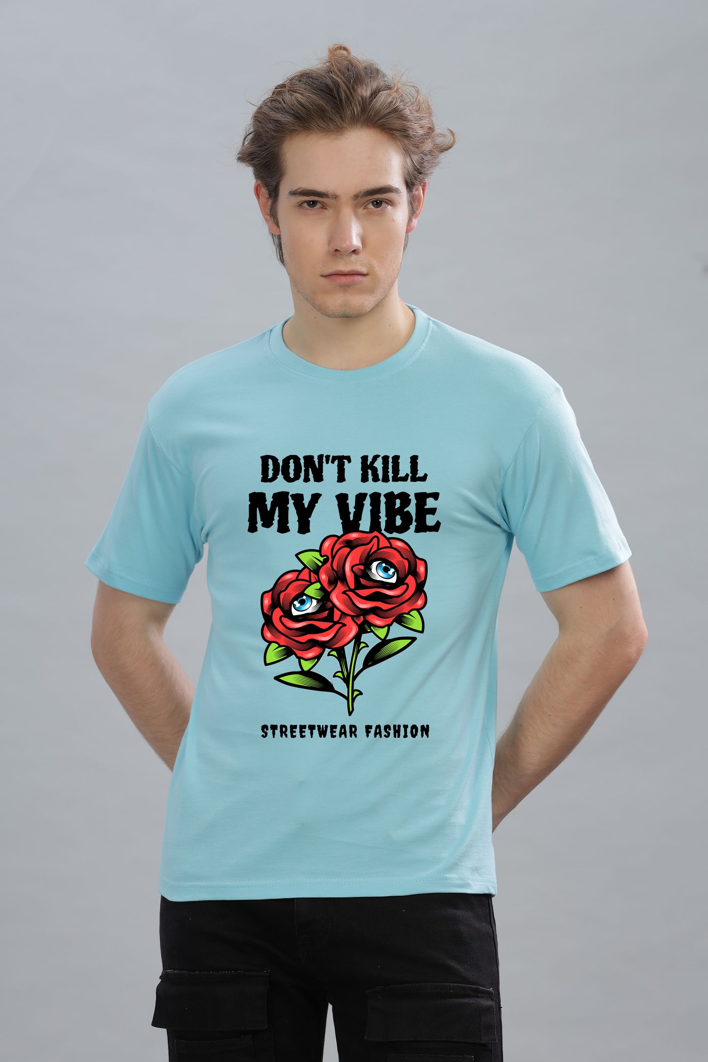 Men’s Printed Oversized Baggy Fit Rich Soft Cotton Fabric T-shirt