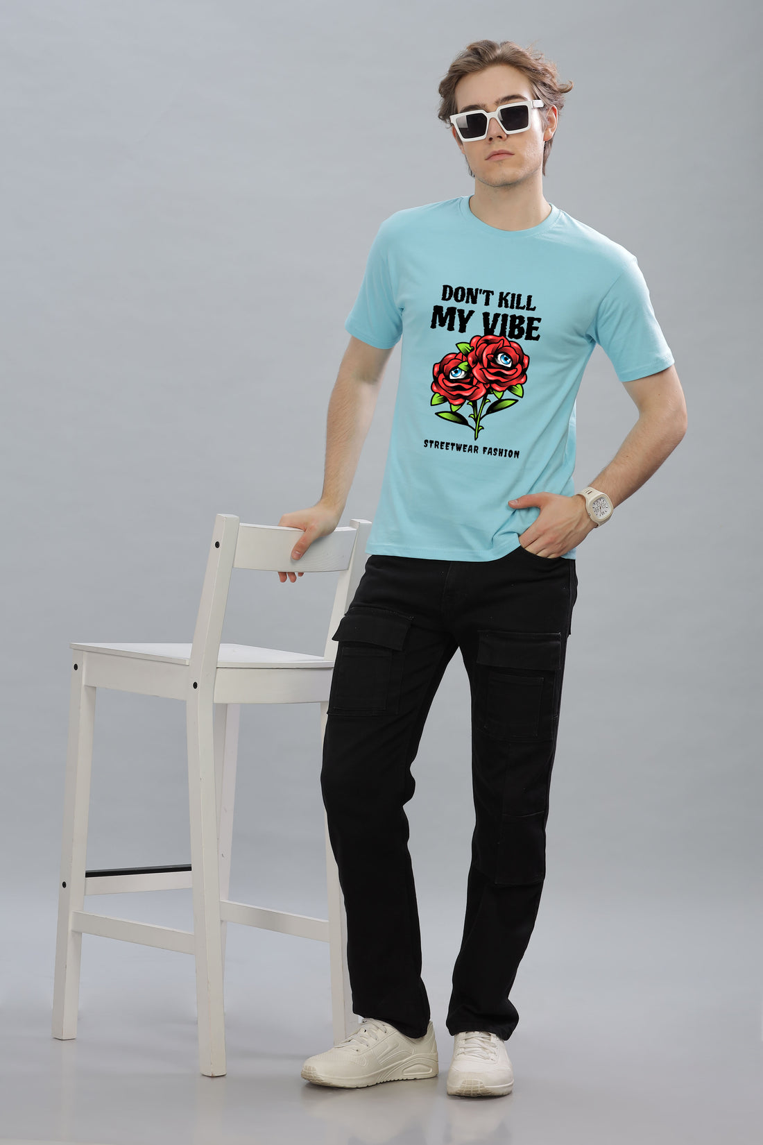 Men’s Printed Oversized Baggy Fit Rich Soft Cotton Fabric T-shirt