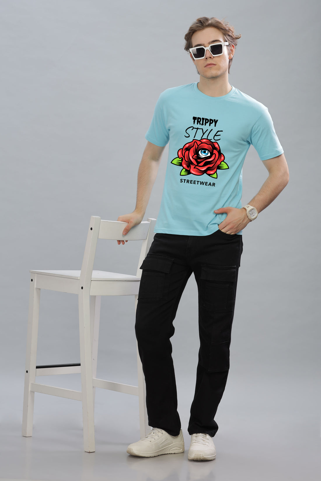 Men’s Printed Oversized Baggy Fit Rich Soft Cotton Fabric T-shirt