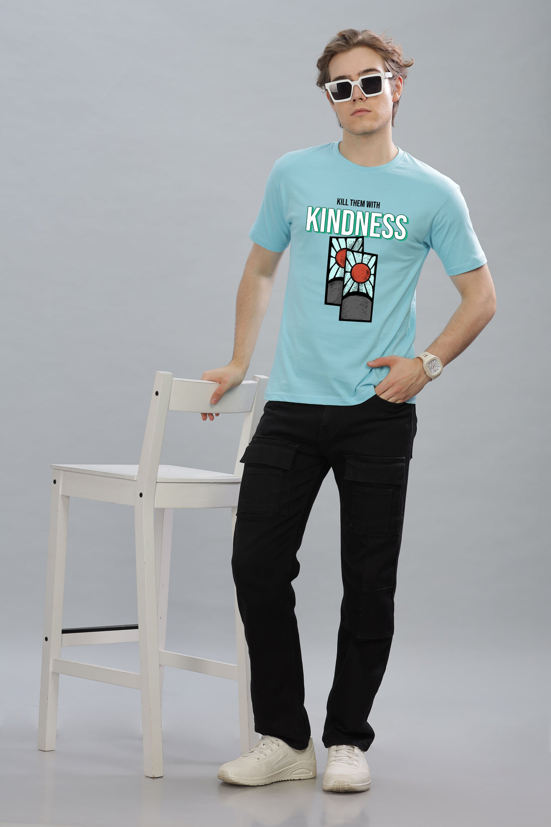 Men’s Printed Oversized Baggy Fit Rich Soft Cotton Fabric T-shirt