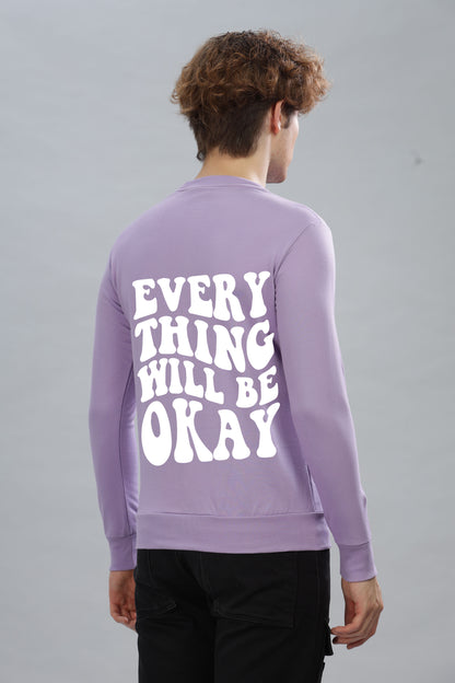 Everything Will Be Okay Men’s Comfort Fit Full Sleeve Sweatshirt
